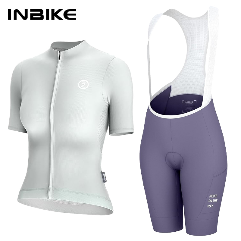 Cycling Gear Jersey - Conjunto de Jersey de Ciclismo Feminino