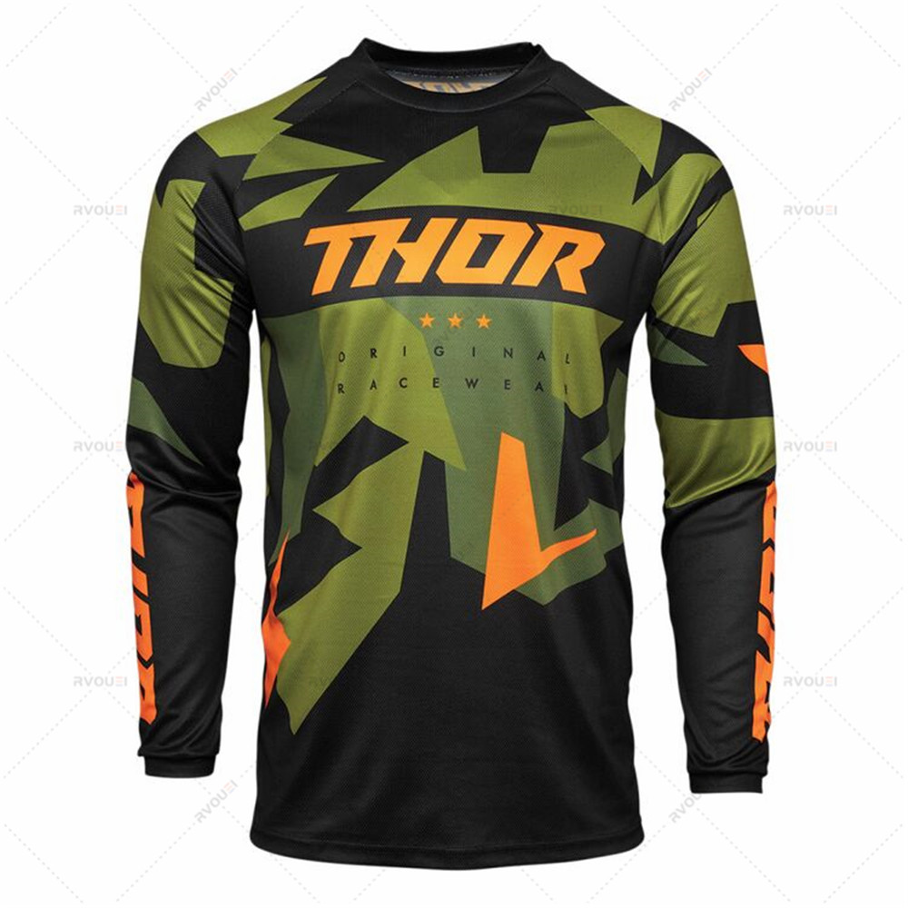 Cycling Gear Jersey - Camisa de downhill para equipe de
